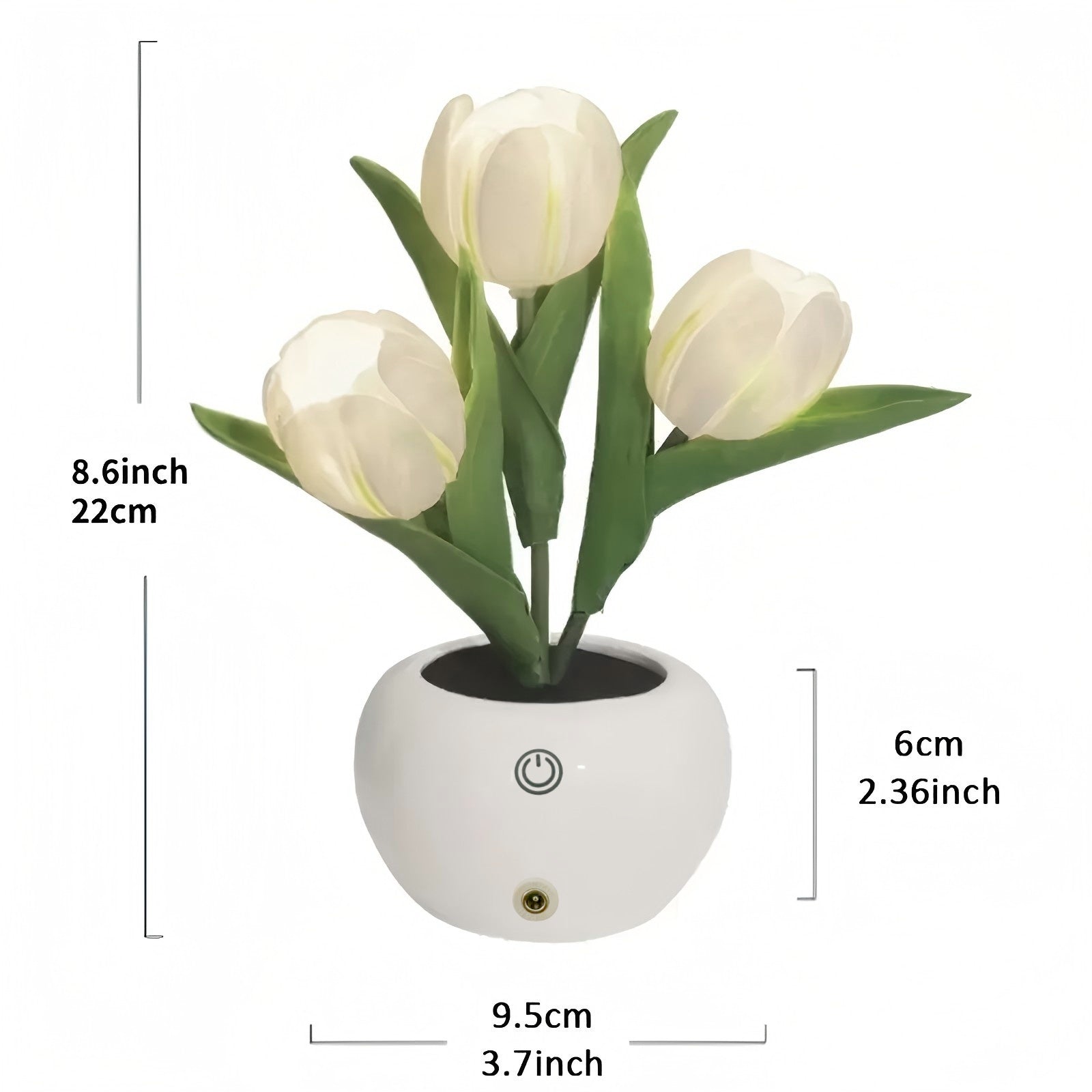 Galaxy Star Lamp LED tulip table lamp with flower vase, USB-powered desktop decoration for home, living room, and holiday ambiance.