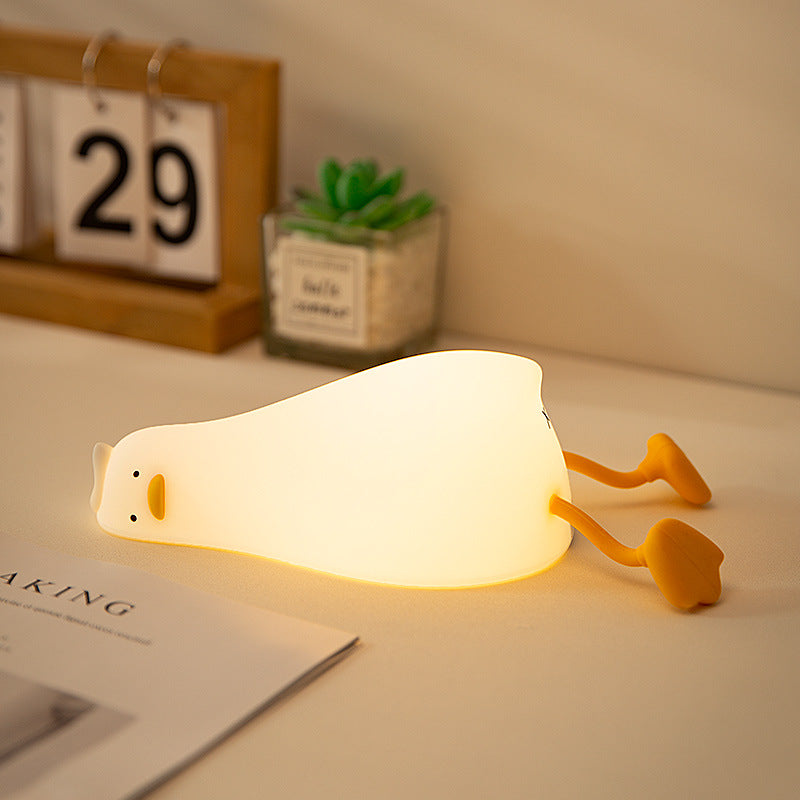 Galaxy Star Lamp cute LED night light featuring a big face rabbit design with touch sensor, silicone material, ideal for kids' bedrooms and decor.