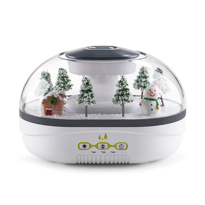 Raindrop Aroma Diffuser Humidifier with Mini Landscape Light