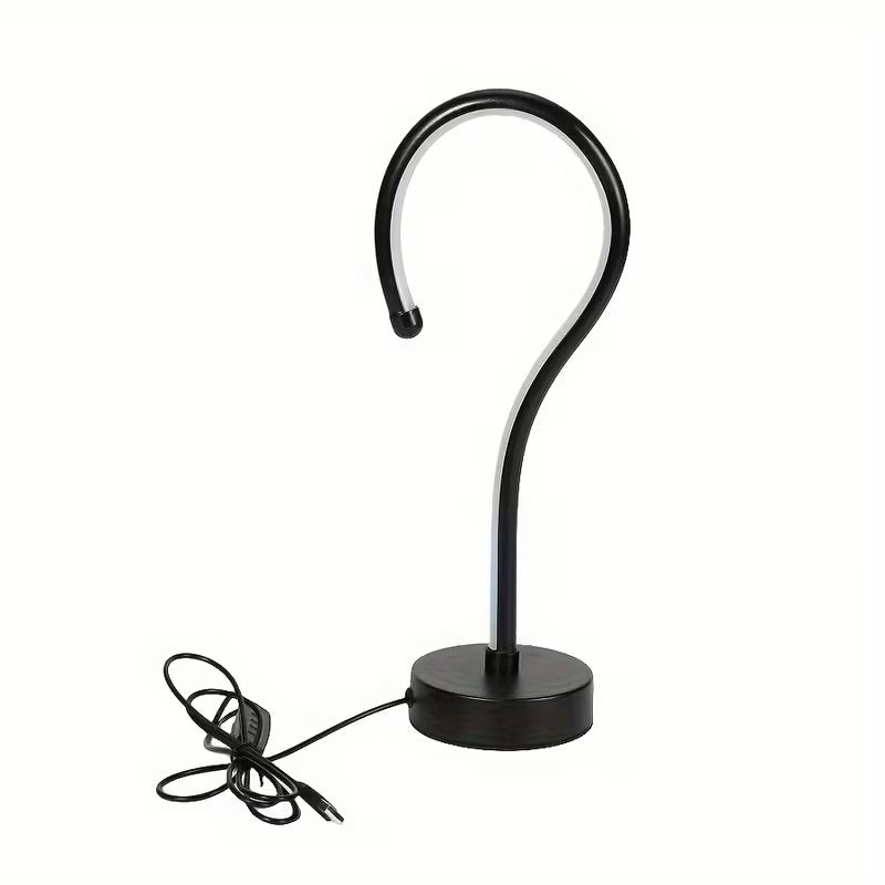 Galaxy Star Lamp 2-piece question mark-shaped table lamps with USB, three-color dimming, perfect for desktop decoration.