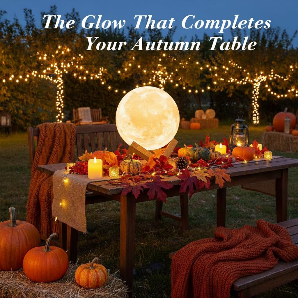 Galaxy Star Lamp with 16-color moon design, stand, and remote control, showcasing a luminous galaxy-themed star lamp.