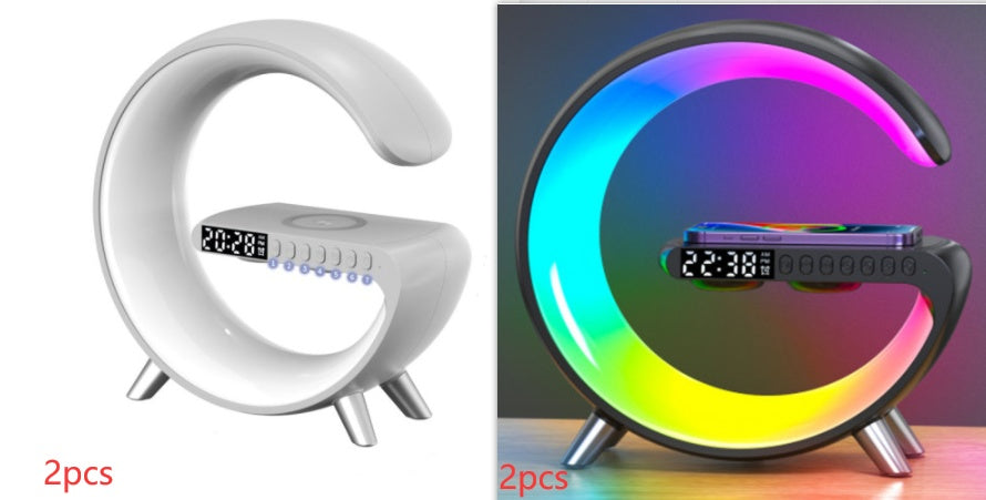 Galaxy Star Lamp LED atmosphere lamp with Bluetooth speaker, wireless charger, and app control, ideal for bedroom or home decor.