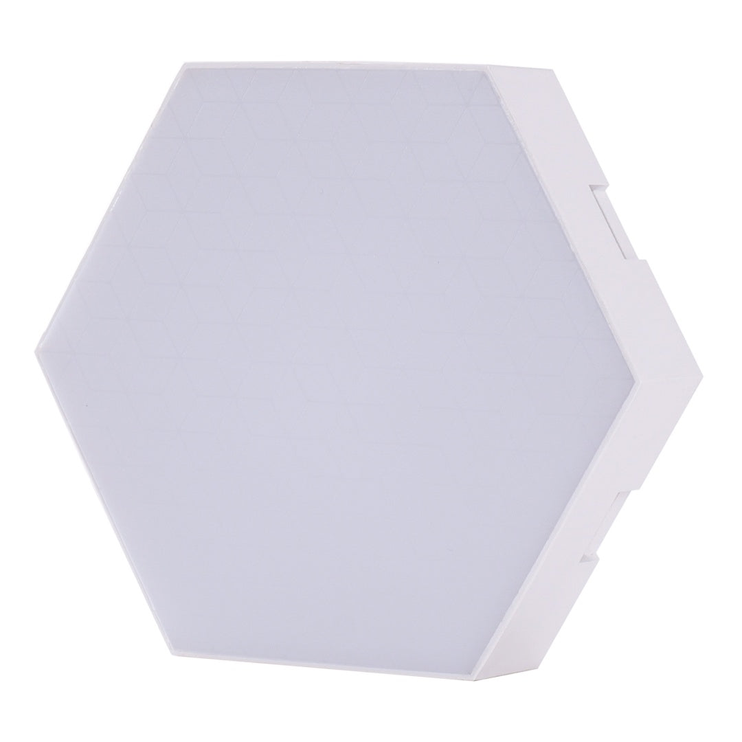 Hexagonal LED Lights-20 Sets Of Intelligent APP RGB Game Lights, With Remote Control And Music Synchronization. Honeycomb Shaped Hexagonal Lights, Suitable For Bedroom, Living Room Walls